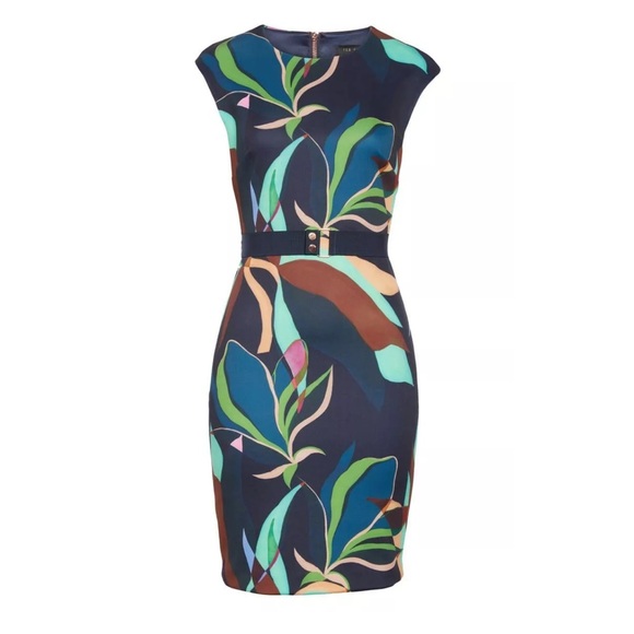 Ted Baker Adilyyn Supernatural Structure Bodycon Dress - Picture 6 of 12